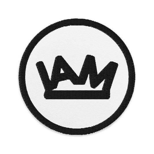 Crown of Glory White/Black Patch
