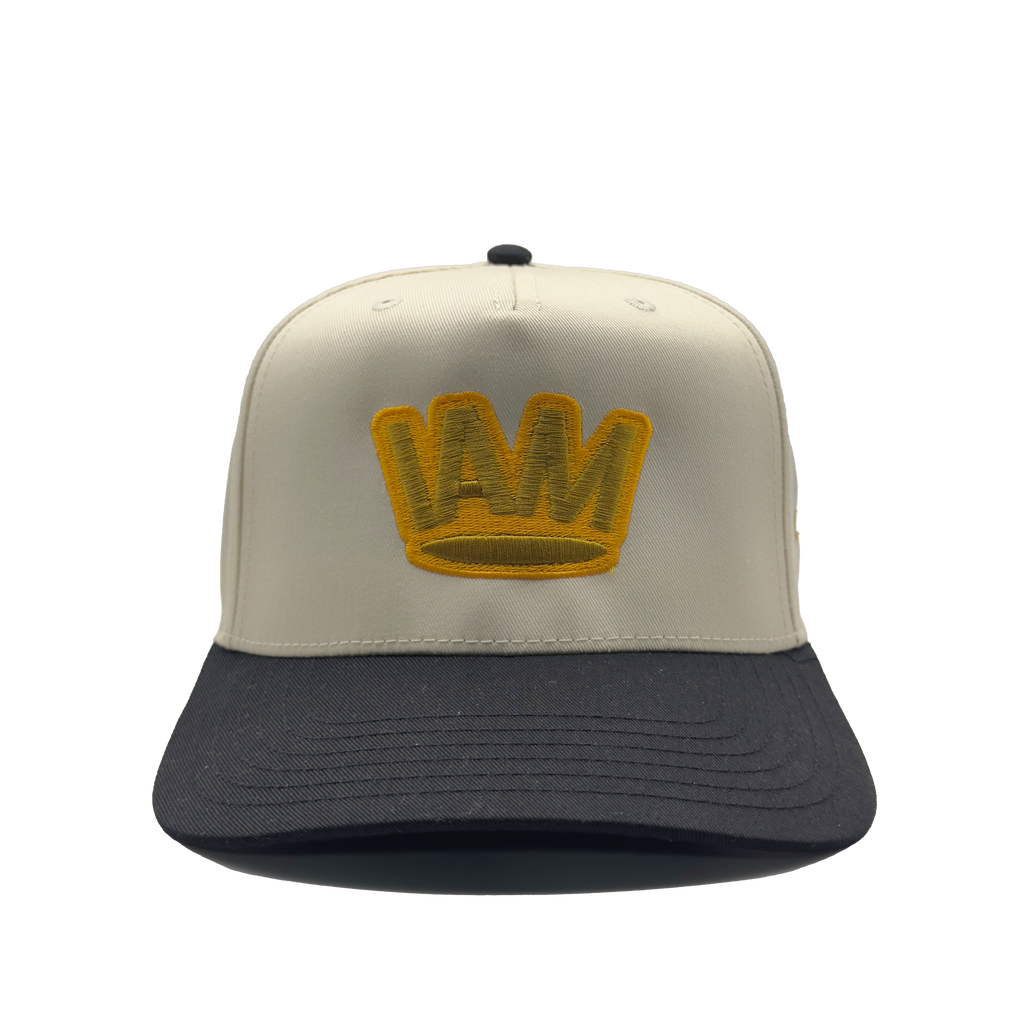 Gold Crown Cap - Black Natural
