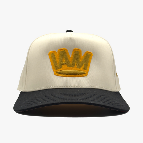 Gold Crown Cap - Black Natural