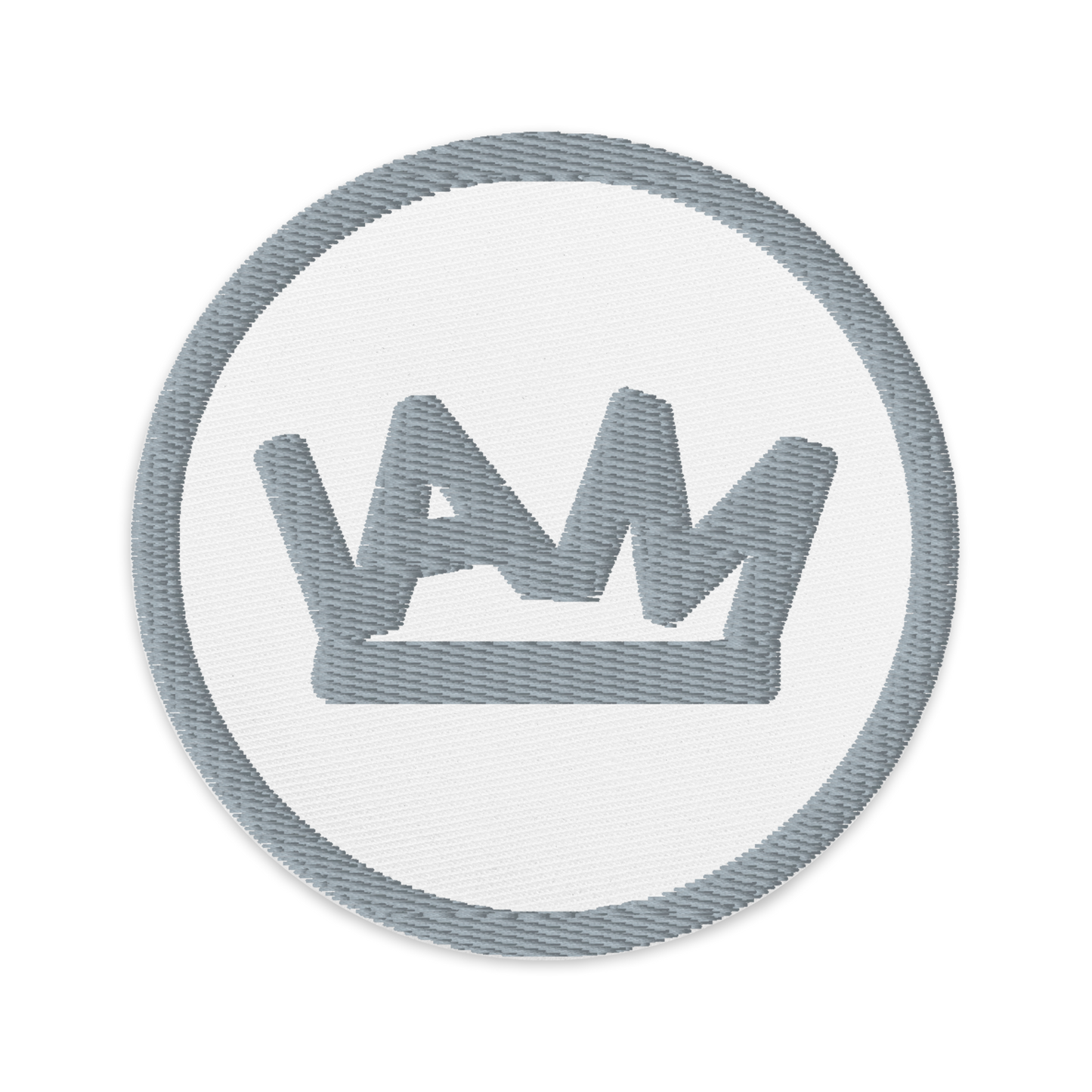 Crown of Glory White/Silver Patch